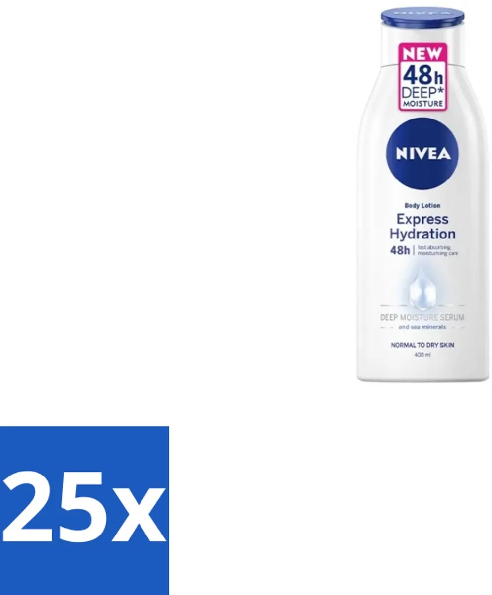 NIVEA Express Hydration 48H Bodylotion 400ml