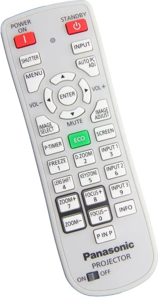 Panasonic PT-EZ570EJ Afstandsbediening - MPN 6451055569