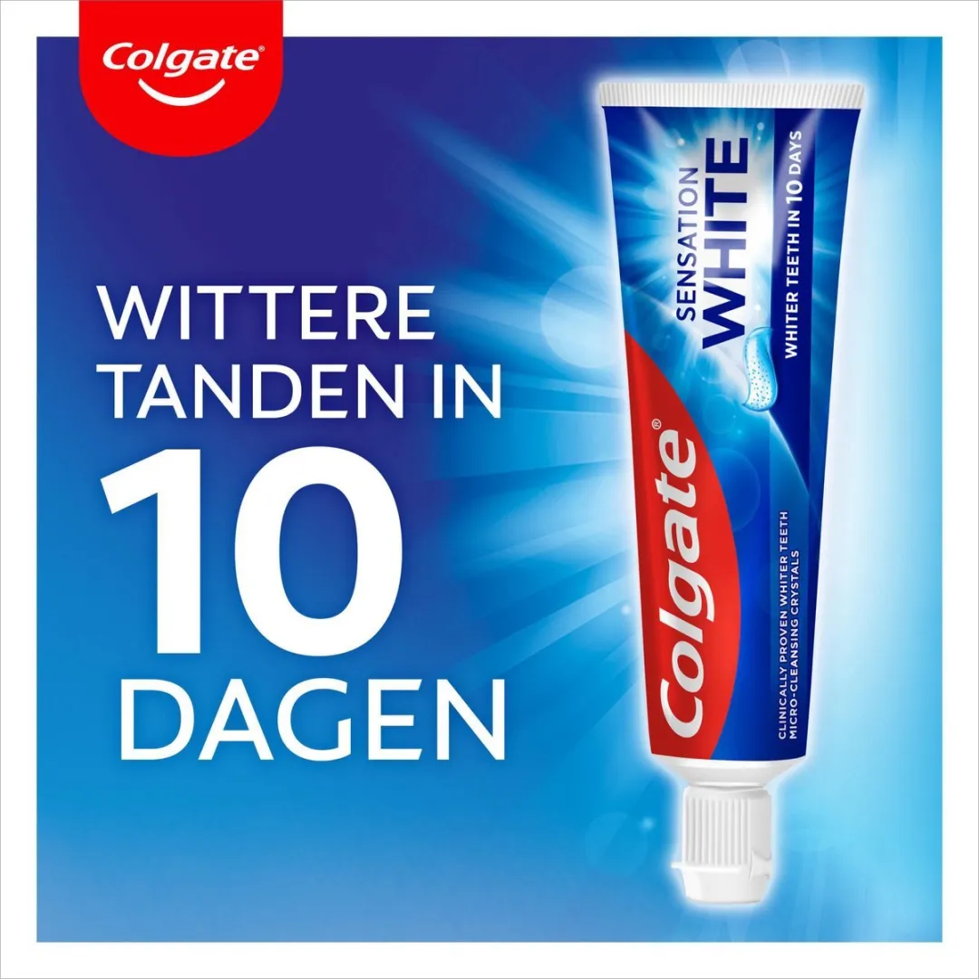 Colgate Sensation White Tandpasta 75ml - 12 Stuks