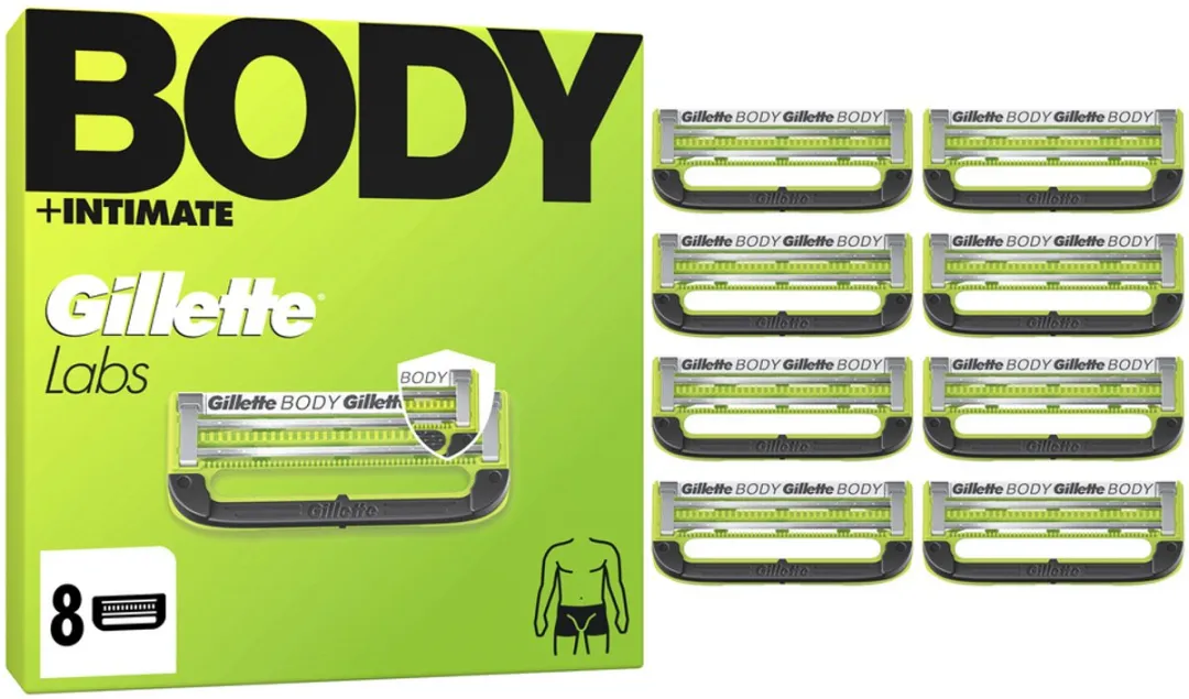 GilletteLabs Body Intiem Scheermesjes 2 Bladen