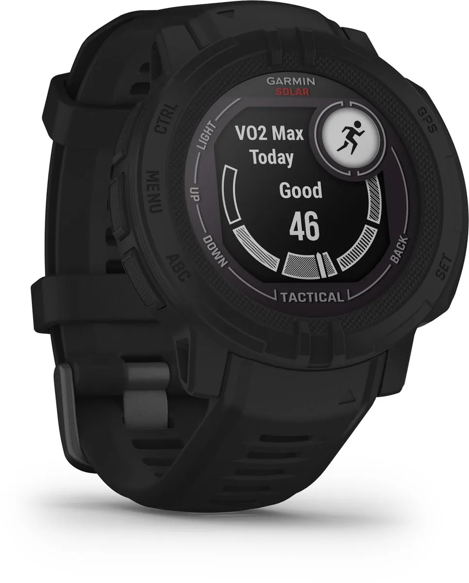 Garmin Instinct 2 Solar Tactical Edition Horloge - 45mm - Zwart
