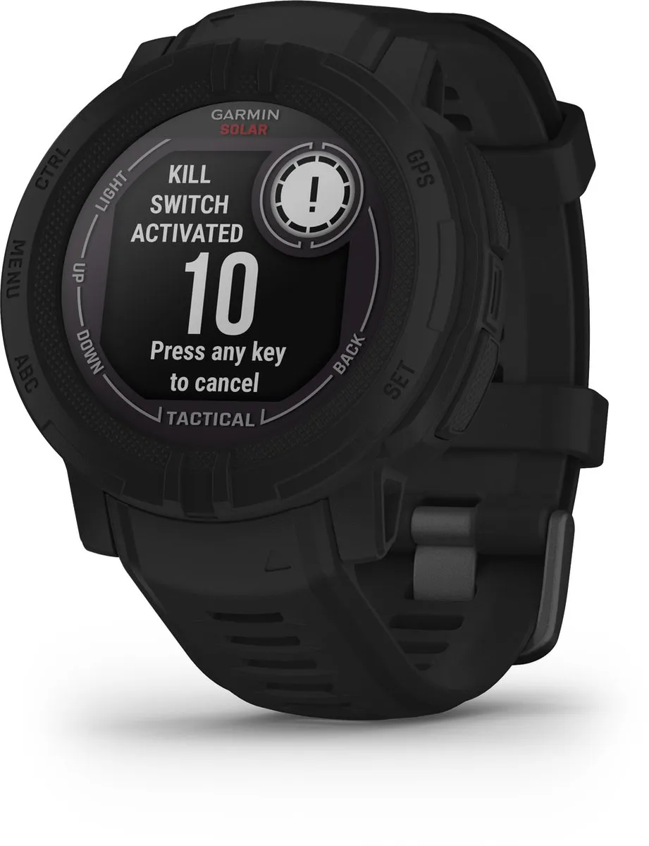 Garmin Instinct 2 Solar Tactical Edition Horloge - 45mm - Zwart