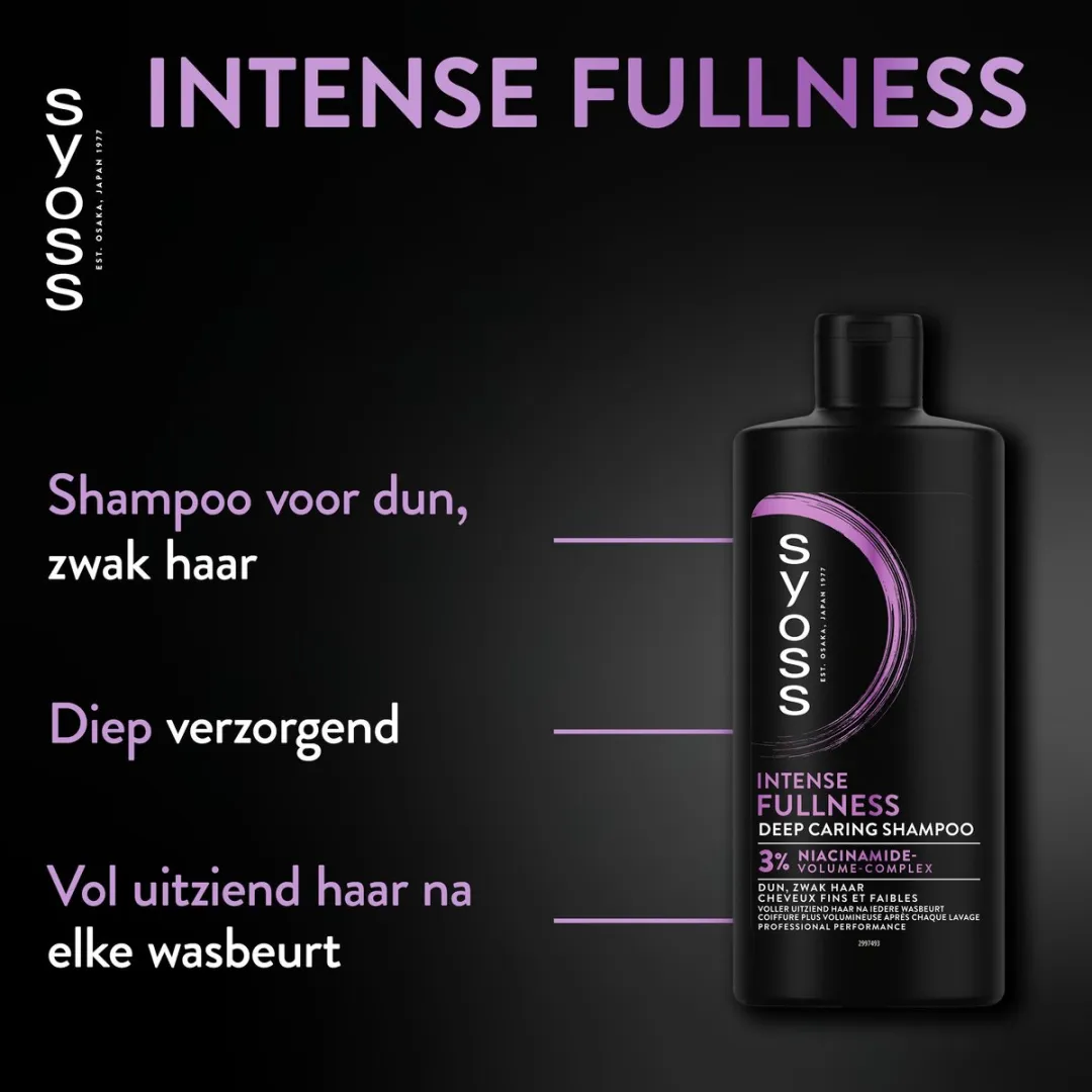 SYOSS Fullness Shampoo - 6x440ml
