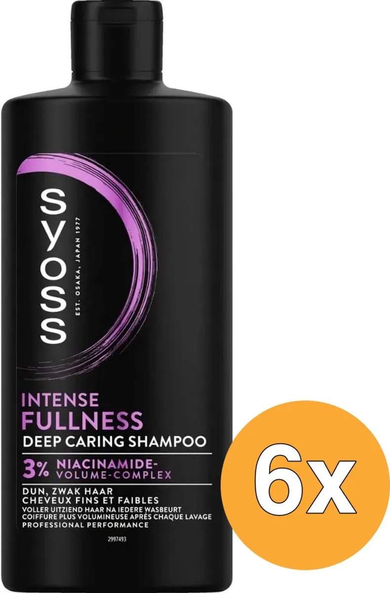 SYOSS Fullness Shampoo - 6x440ml