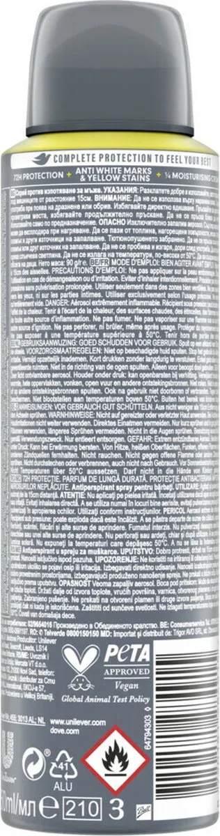 Dove Men+Care Invisible Fresh Deodorant 150ml