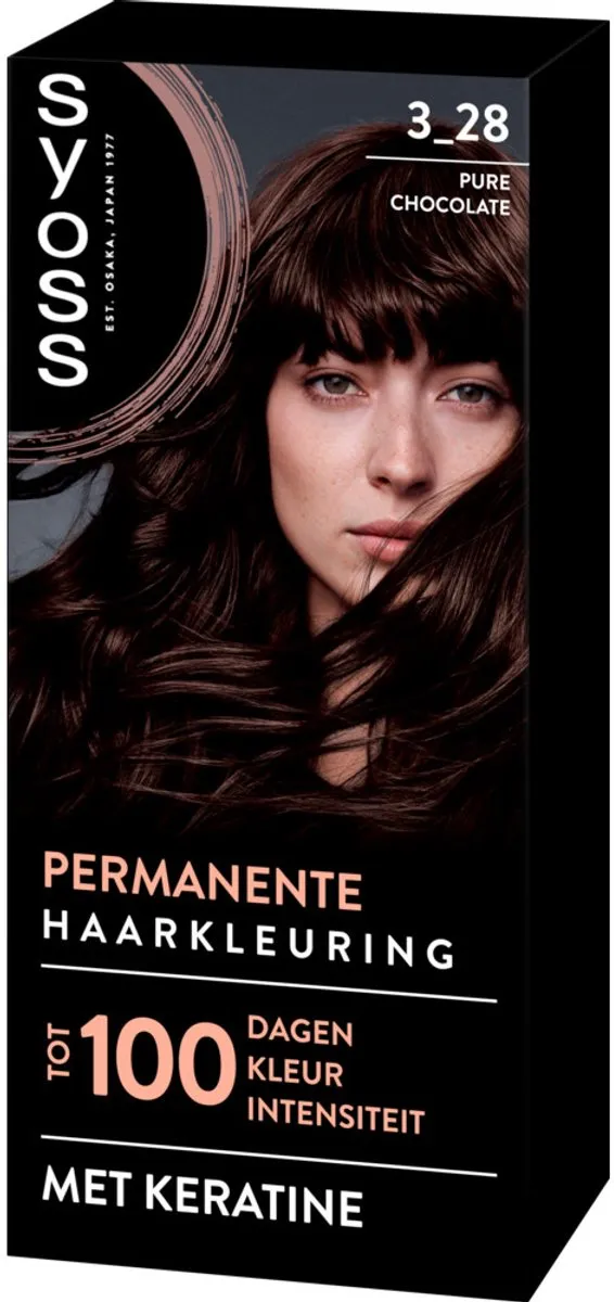 SYOSS Coloration 3-28 Pure Chocolade Haarverf - 4x460ml