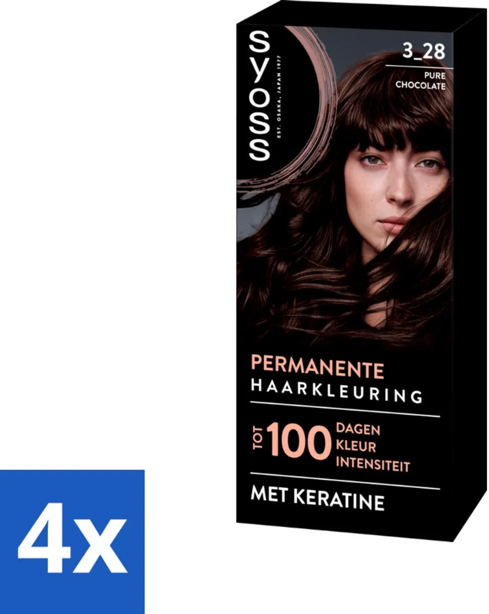 SYOSS Coloration 3-28 Pure Chocolade Haarverf