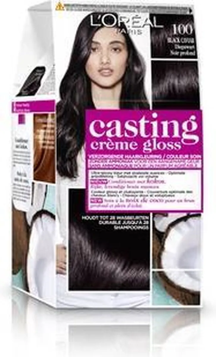 L'Oréal Paris Casting Crème Gloss Haarverf 100 Black Caviar