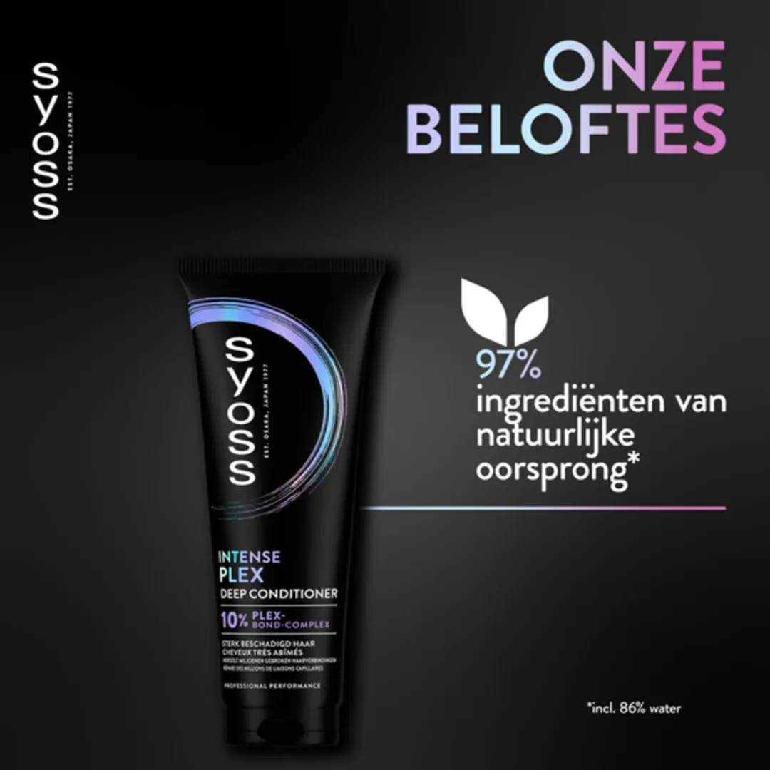 SYOSS Plex Conditioner Herstelt Haarbruggen 500ml - 2 Stuks