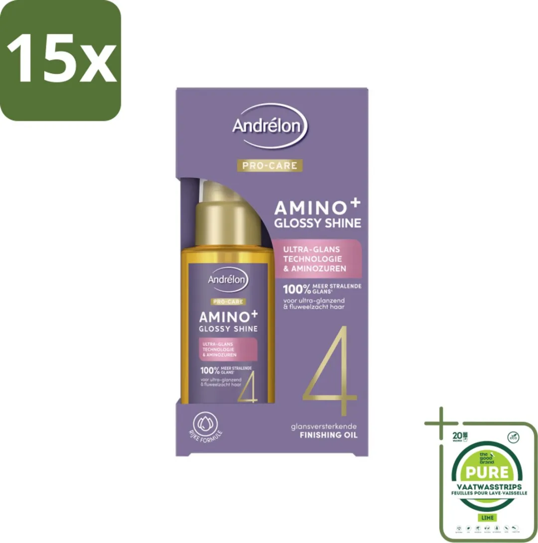 Andrélon Pro Care Amino+ Glossy Shine Finishing Oil 750ml