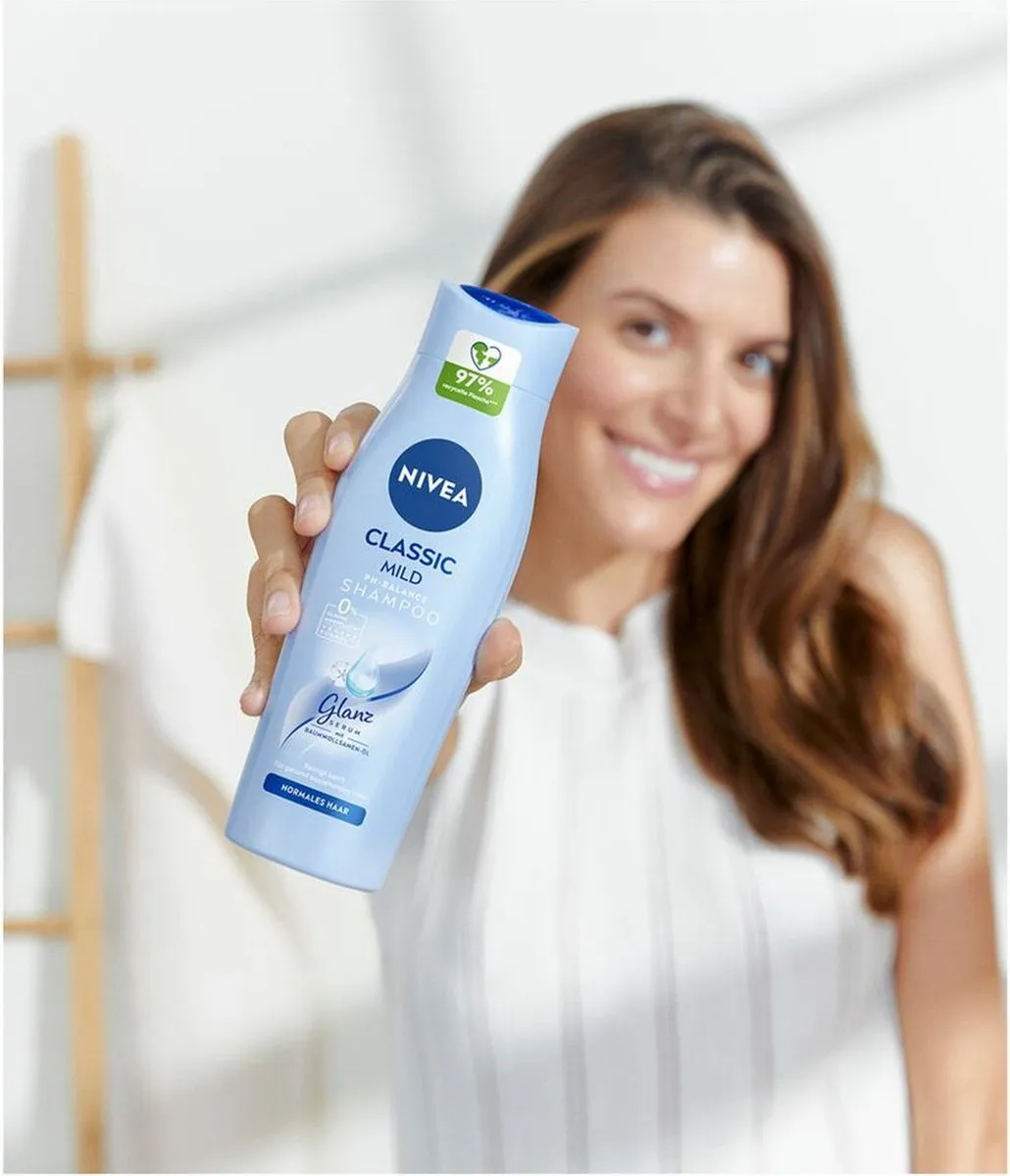 NIVEA Classic Care Shampoo 250ml - 3 Stuks