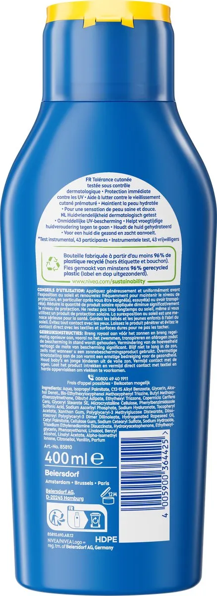 NIVEA SUN Protect & Hydrate Zonnecrème SPF 30 - 400ml
