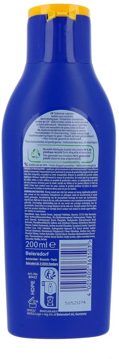 NIVEA SUN Protect & Hydrate Zonnecrème SPF 30 - 400ml - afbeelding 6 van 6