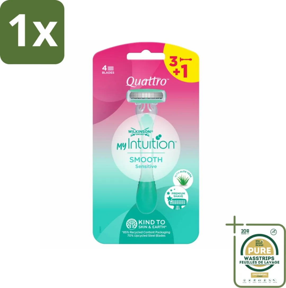Wilkinson Quattro For Woman Wegwerpscheermesjes 4 Stuks