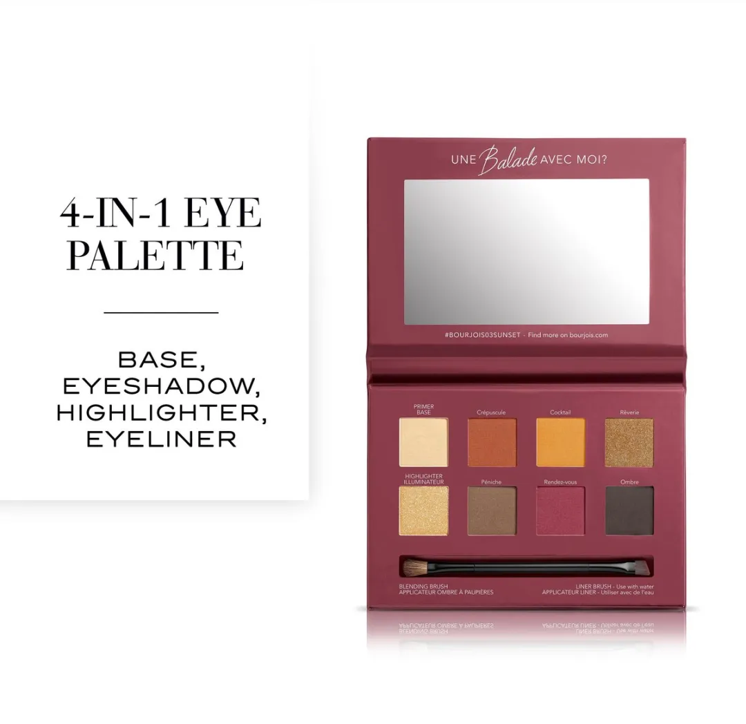 Bourjois Beau Regard Palette 03 Quai De Seine - 8 Kleuren