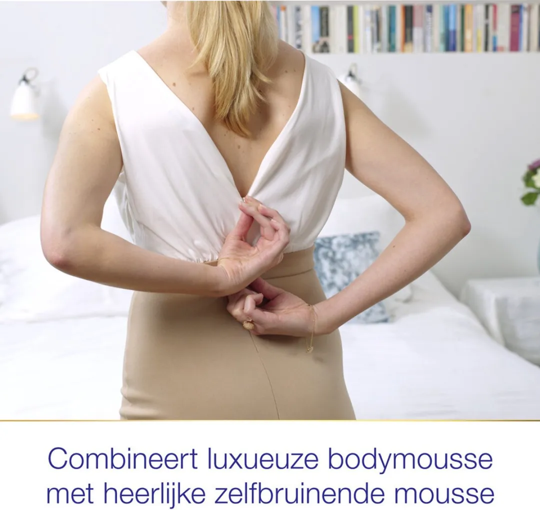Dove Body Love Zelfbruinende Mousse Medium 400ml - 2 Stuks