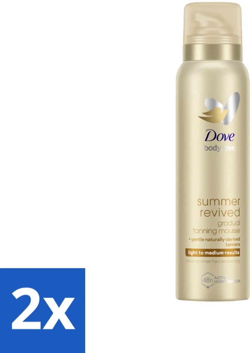Dove Body Love Zelfbruinende Mousse Medium 400ml