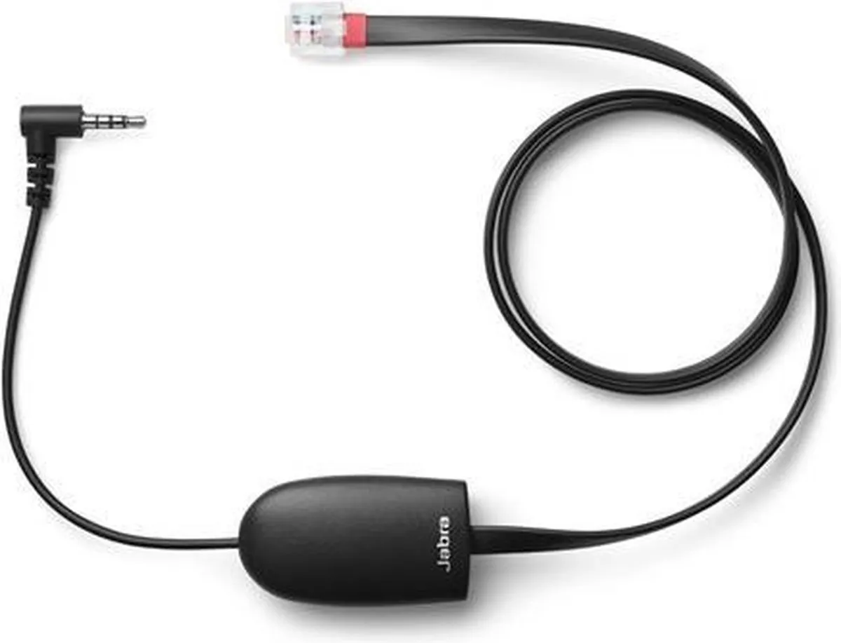 Jabra LINK 14201-40 Headsetadapter - Zwart