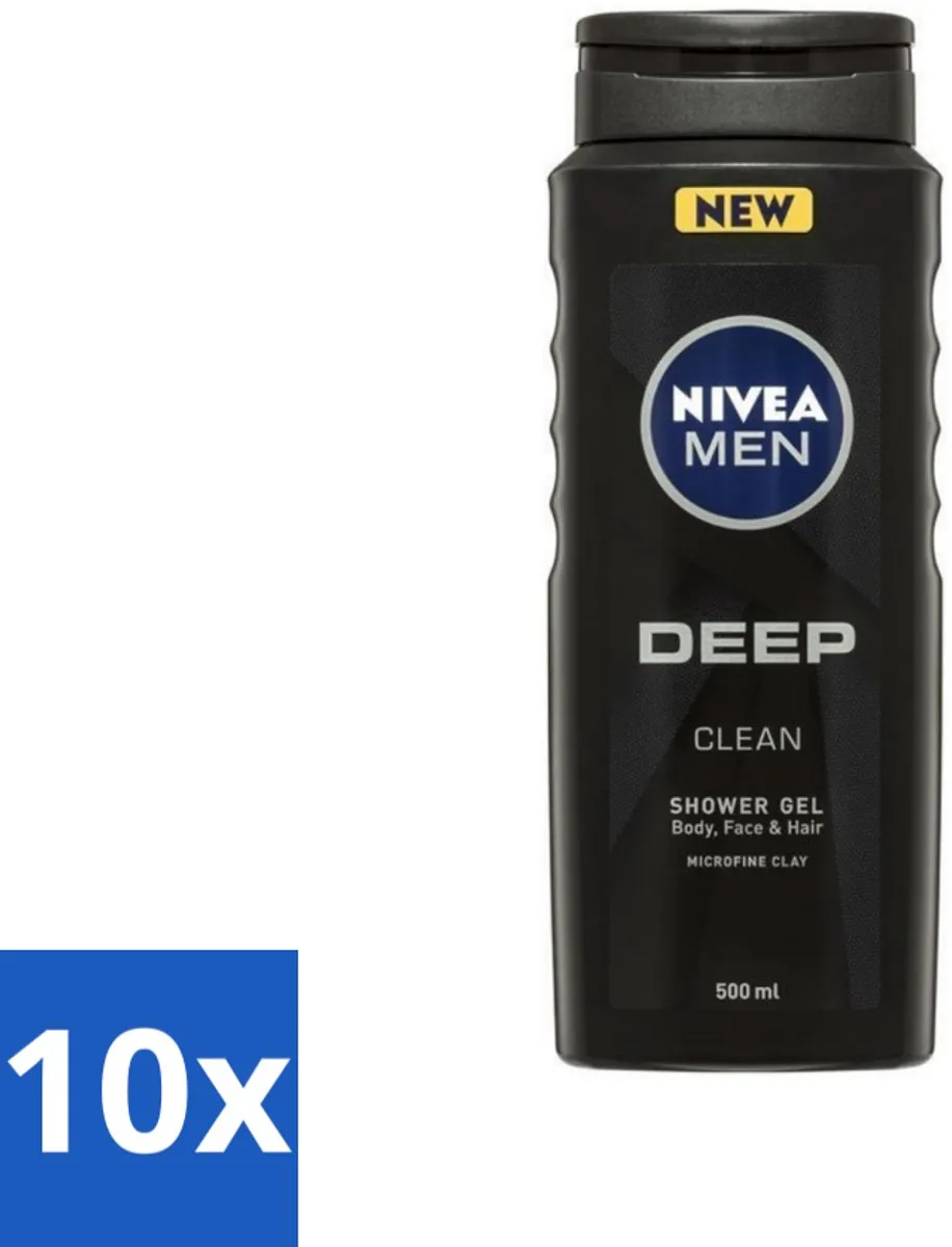 NIVEA MEN Deep Clean Douchegel 500ml