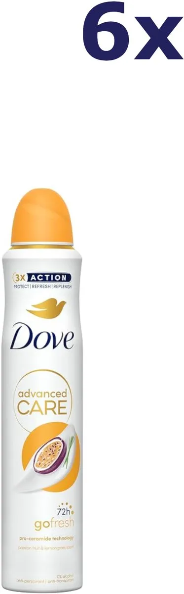 Dove Advanced Care Go Fresh Deo Spray Passion Fruit & Lemongrass
