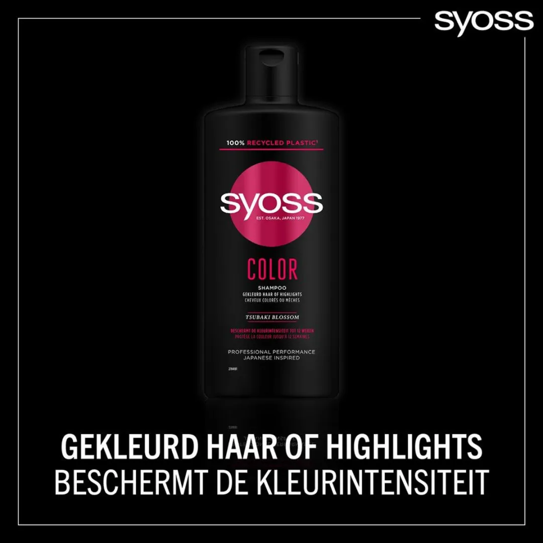 SYOSS Color Shampoo - 6x440ml - Alle haarkleuren