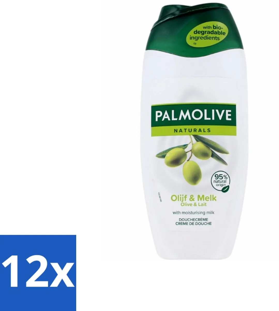 Palmolive Naturals Douchecrème Olijf & Melk 250ml - 12 Stuks