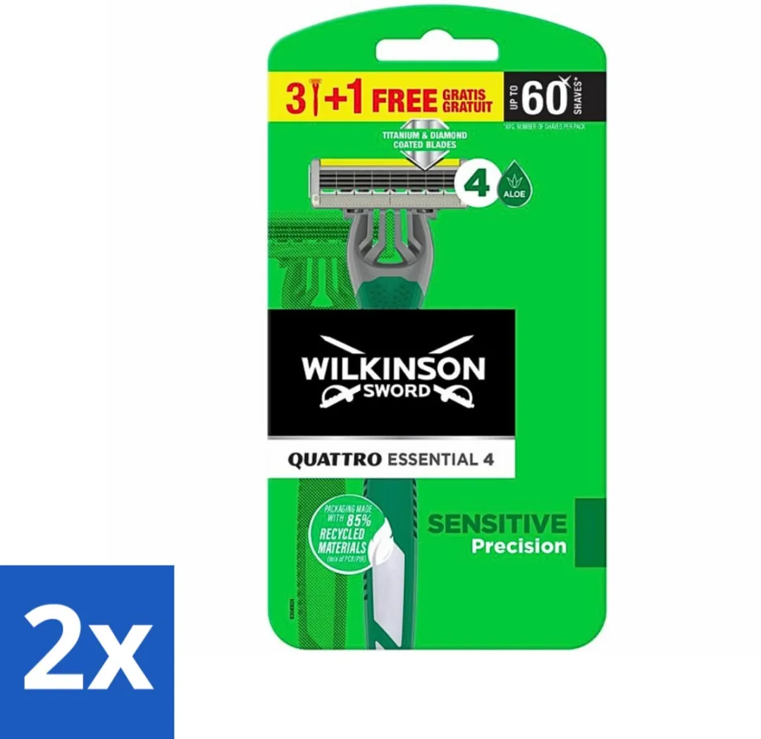 Wilkinson Quattro Essential 4 Wegwerpscheermesjes