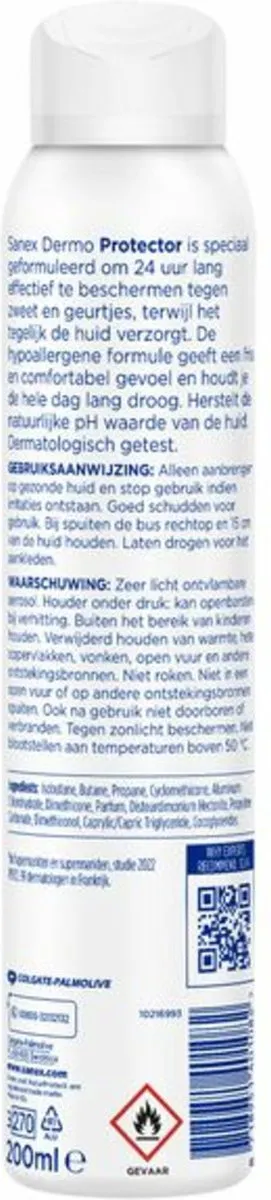 Sanex pH Balance Dermo Protector Deodorant Spray 200ml - afbeelding 6 van 6