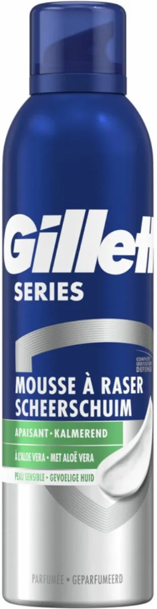 Gillette Series Scheerschuim Gevoelige Huid 250ml - Aloë Vera