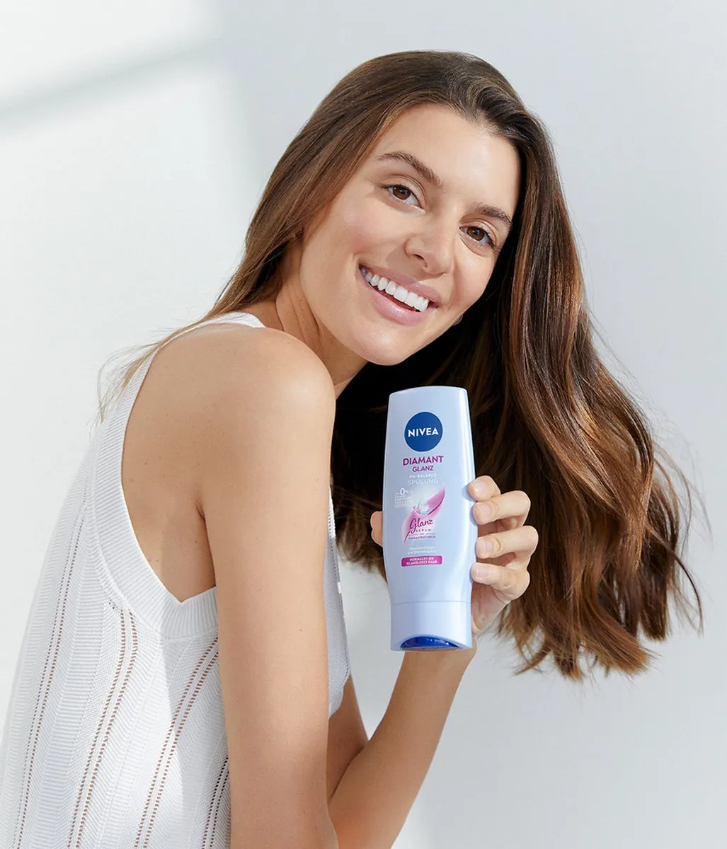 NIVEA Diamond Gloss Haar Conditioner 200ml - 6 Stuks