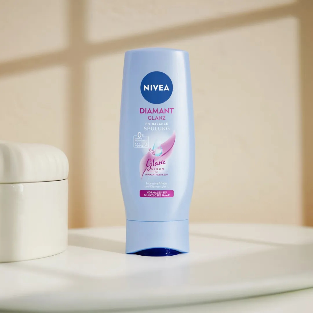 NIVEA Diamond Gloss Haar Conditioner 200ml - 6 Stuks