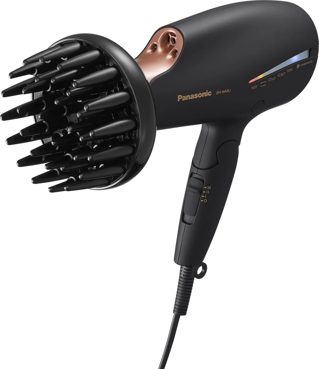 Panasonic EH-NA9J-K Haardroger 1800W - Zwart/Roségoud