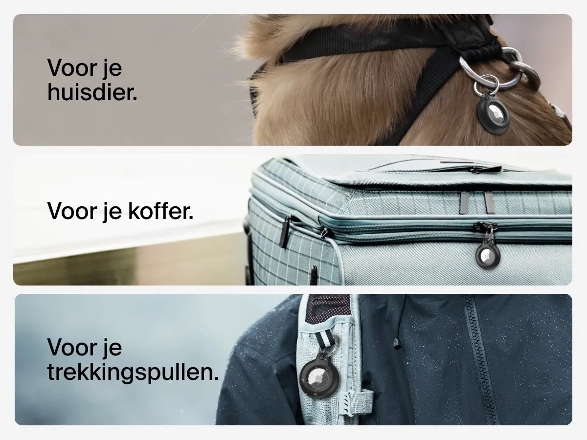 Belkin Waterdichte AirTag-houder - Zwart