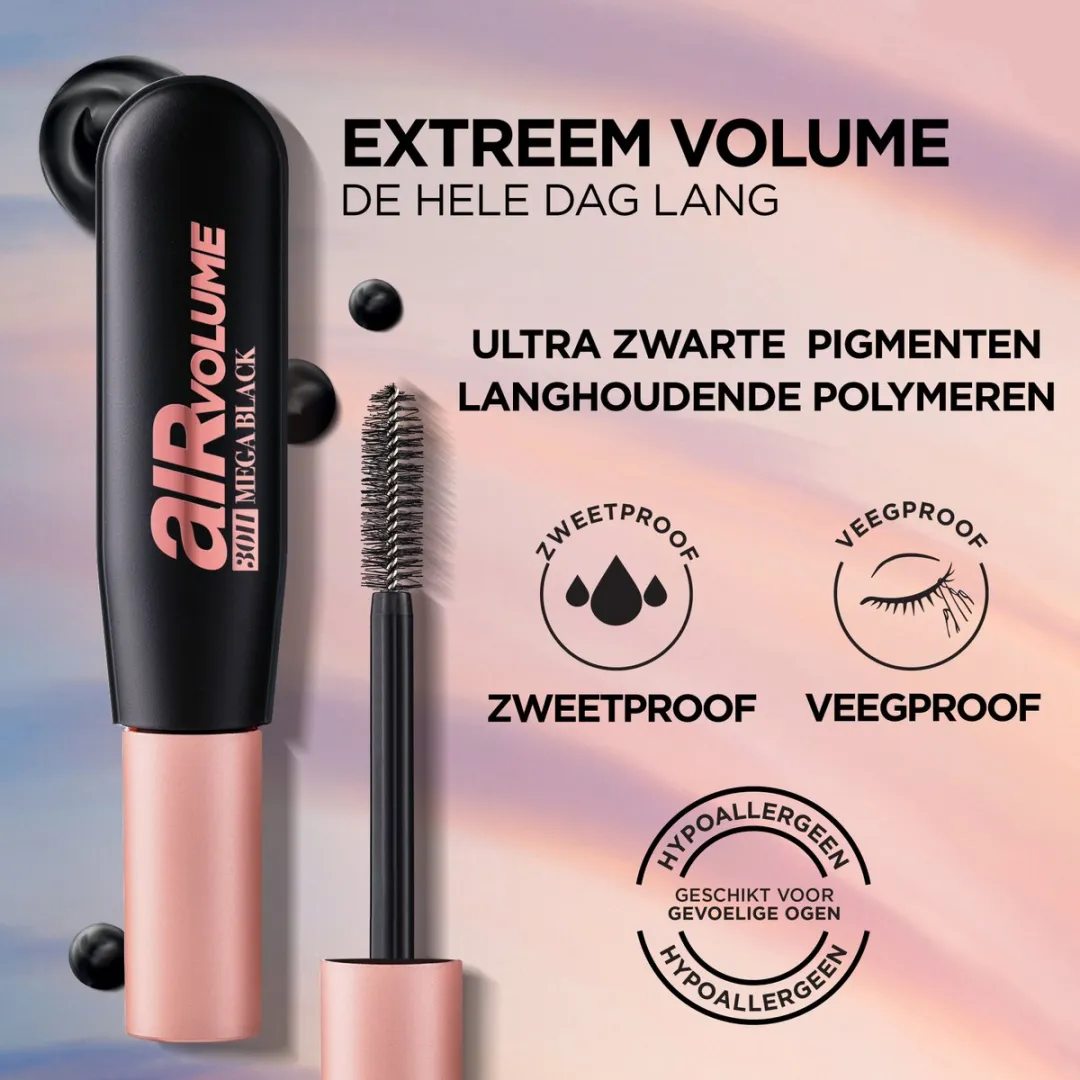 L'Oréal Paris Air Volume 30H Mega Black Mascara 9,4ml