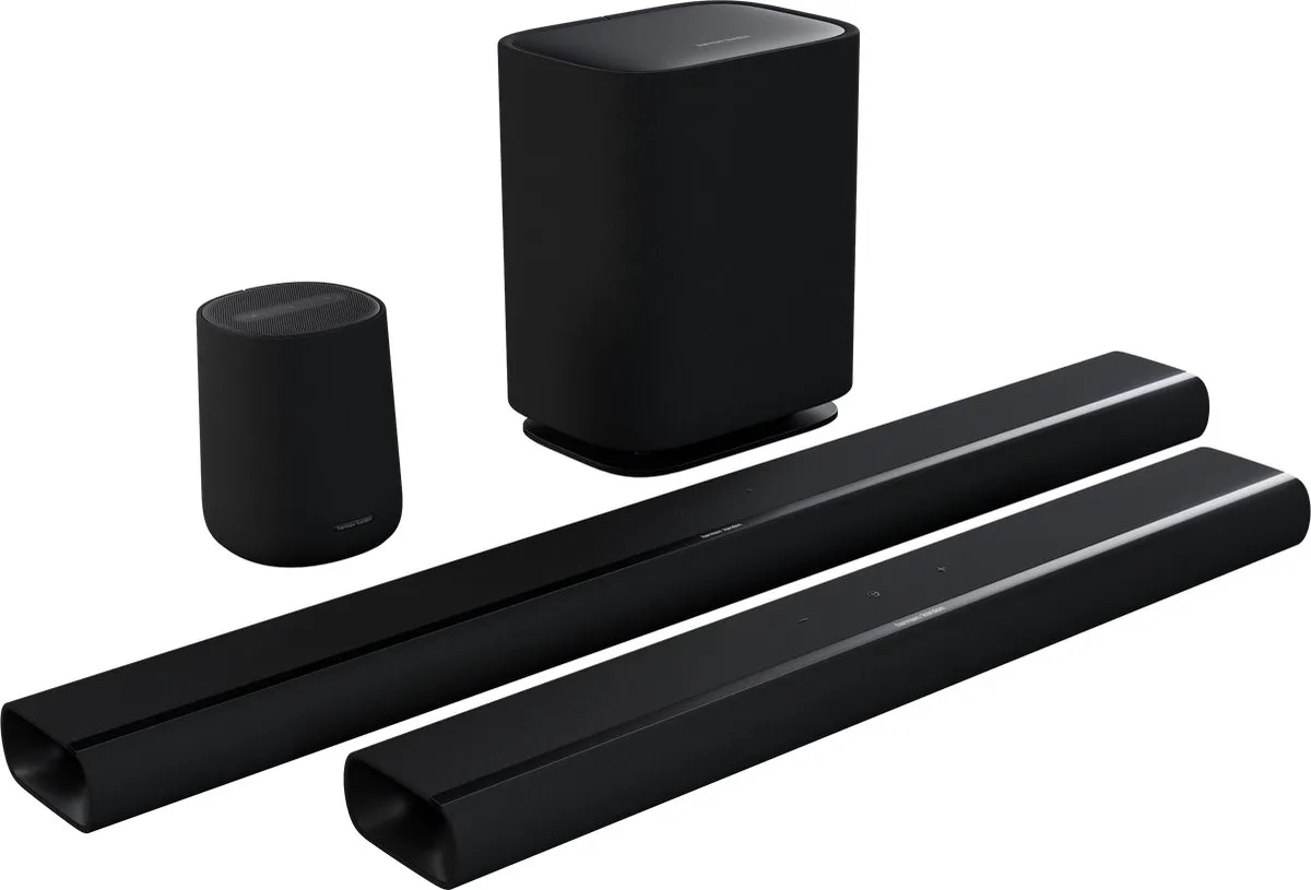 Harman Kardon Enchant Speaker - Dolby Atmos WiFi Speaker - Premium Design Draadloze Luidspreker - Uitbreidbaar tot Home Cinema met Enchant Subwoofer & Enchant 900/1100 - AirPlay & Chromecast - Zwart