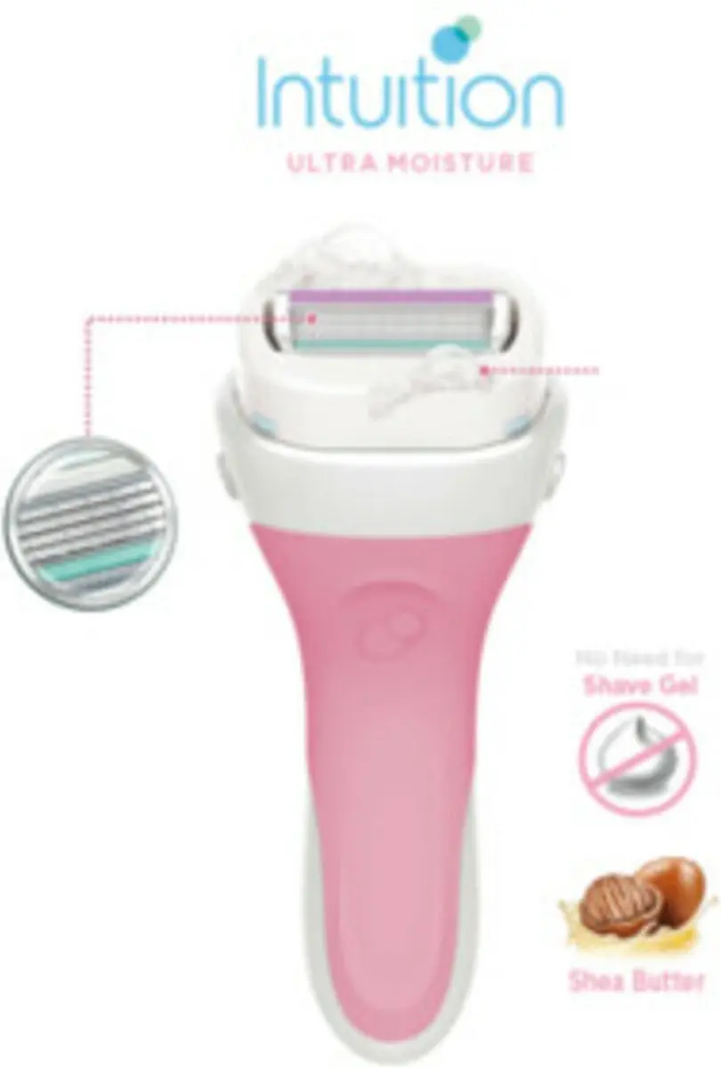 Wilkinson Sword Woman Scheerapparaat Intuition Ultra Moisture - 4 Bladen - Roze