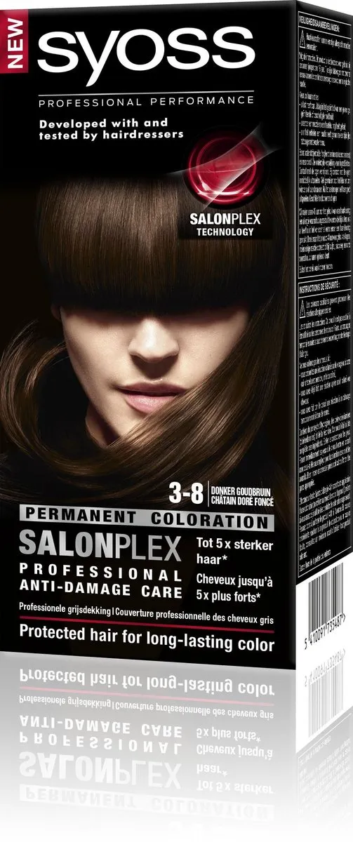 SYOSS Color Baseline 3-8 Donker Goudbruin Haarverf 115ml