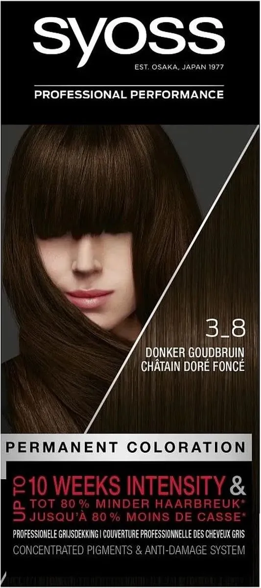 SYOSS Color Baseline 3-8 Donker Goudbruin Haarverf 115ml