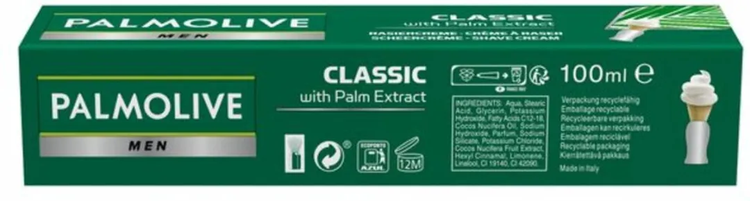 Palmolive Men Scheercrème Classic 100ml - 3 Stuks