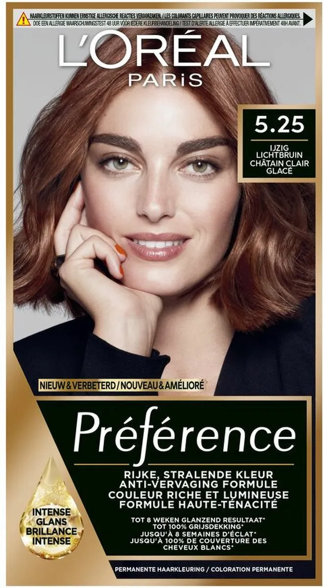 L'Oréal Paris Préférence Classic IJzig Bruin 5.25 Permanent Haarkleuring