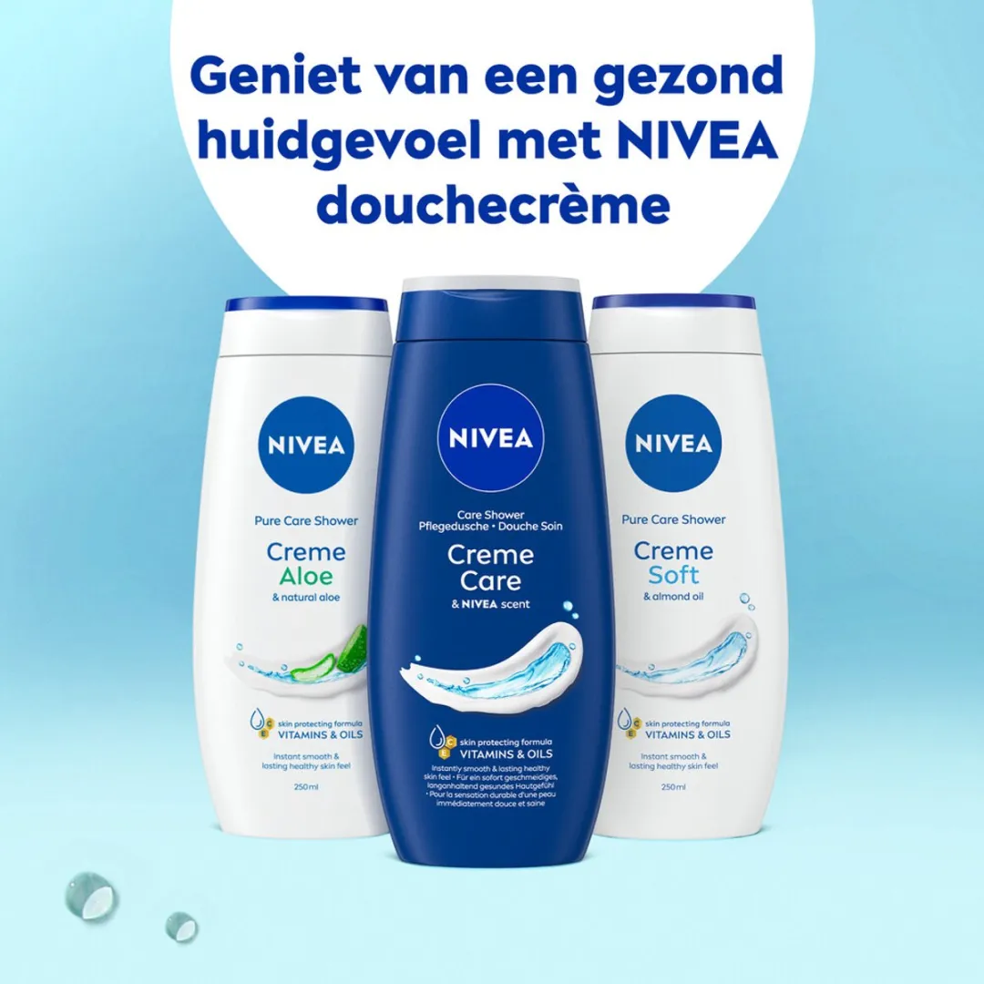NIVEA Douchecrème Care 250ml - 20 Stuks