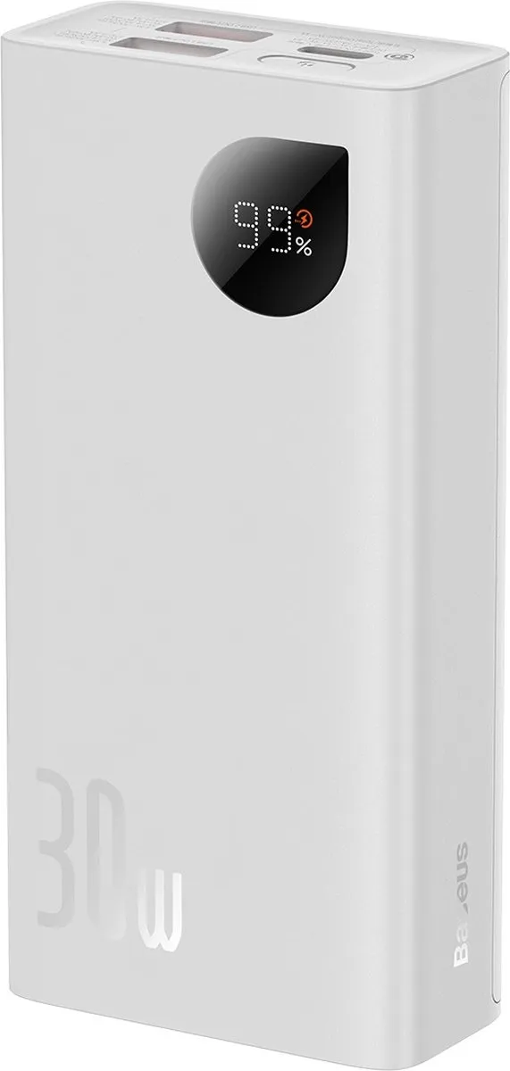 Baseus Adaman2 Powerbank 10000mAh 30W - Wit - afbeelding 5 van 6