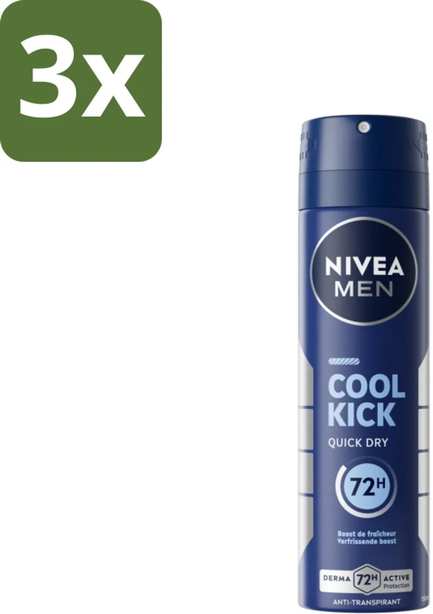 NIVEA Men Deodorant Spray Cool Kick 150ml