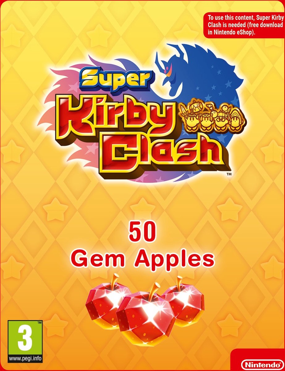 Super Kirby Clash - 50 Kristalappels