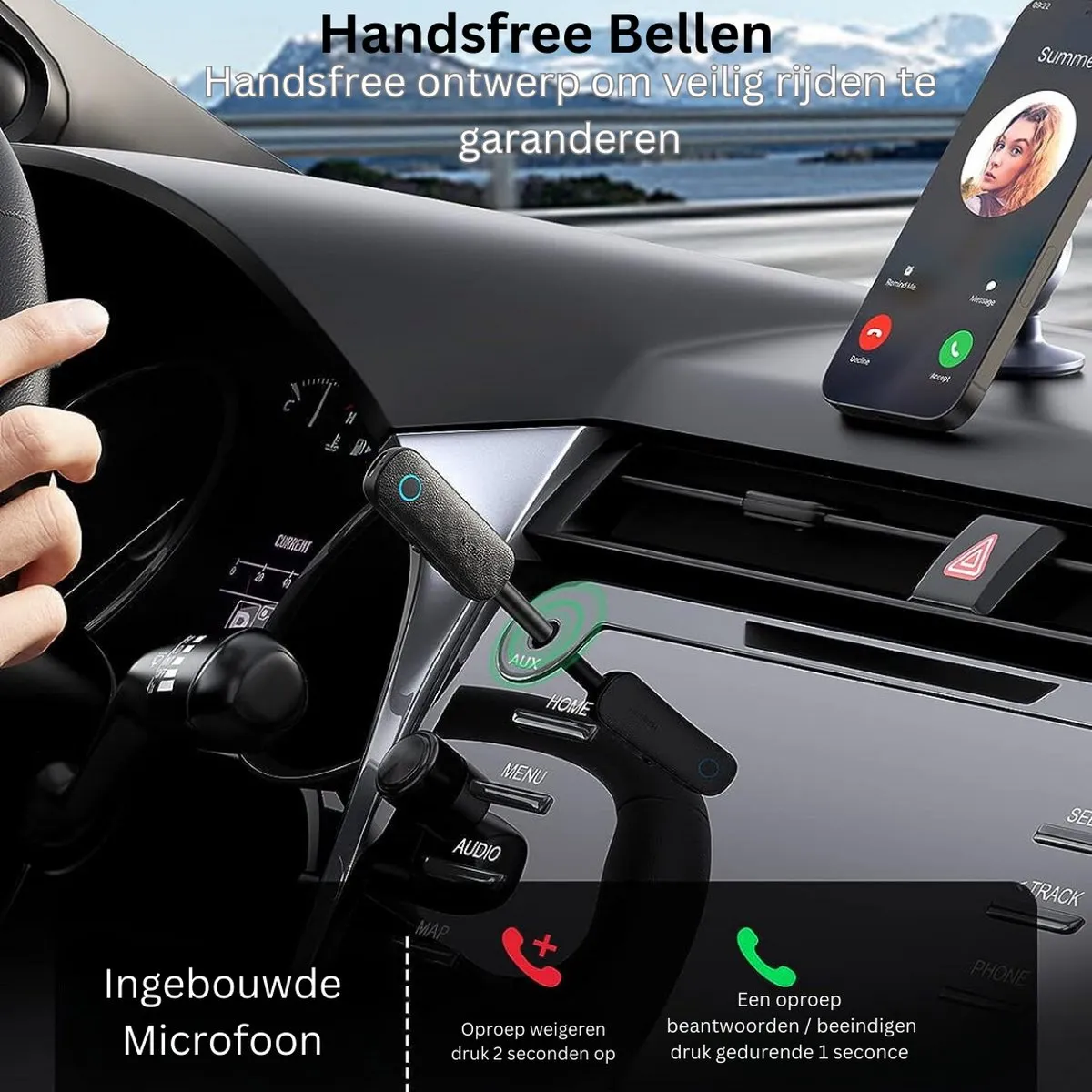 Ugreen Bluetooth Transmitter 2-in-1 - Zwart - afbeelding 6 van 6