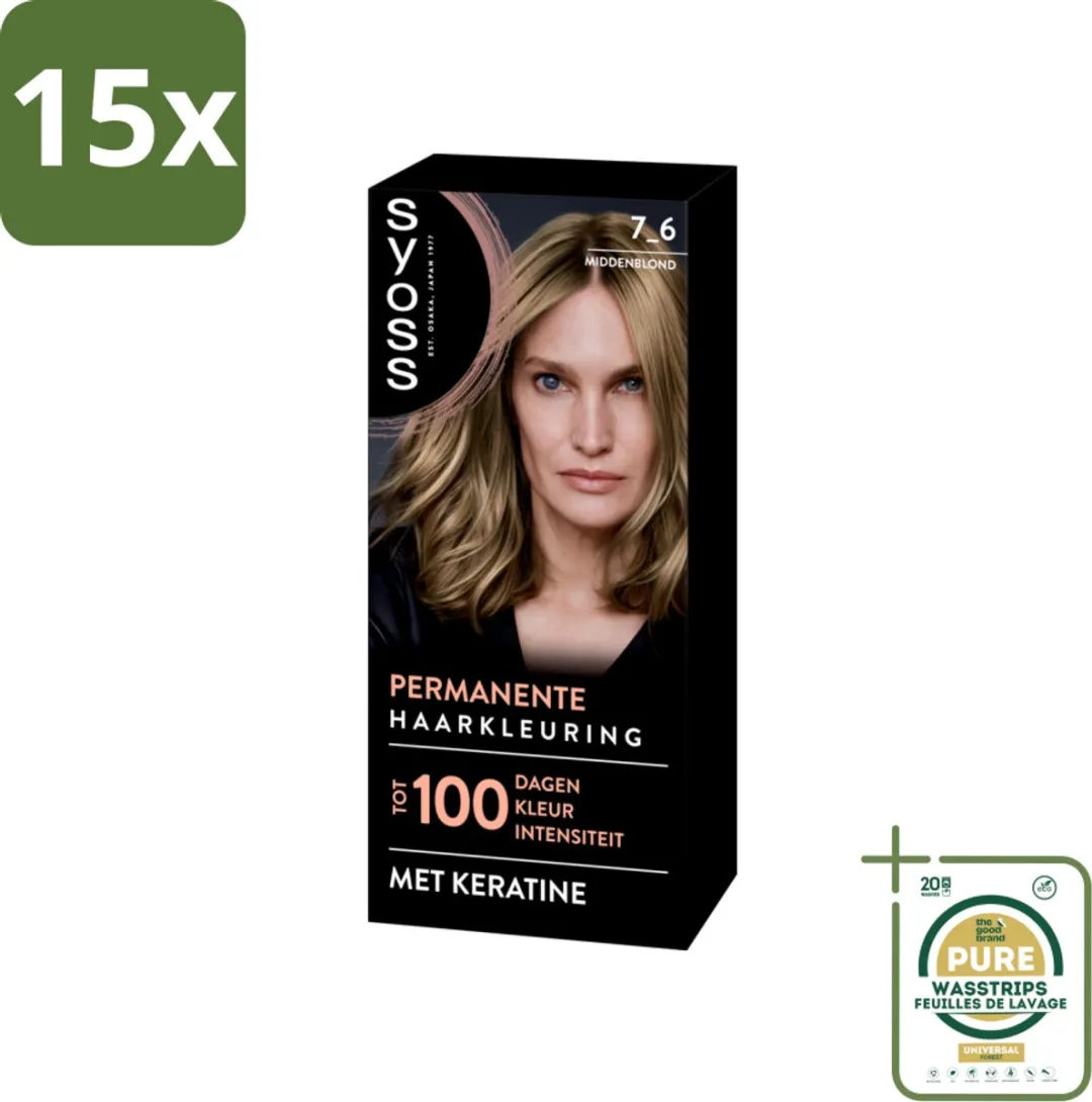SYOSS Coloration 7-6 Middenblond Haarverf 1725ml