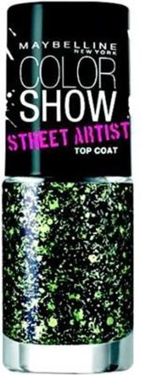 Maybelline Color Show Street Artist Top Coat 01 Black