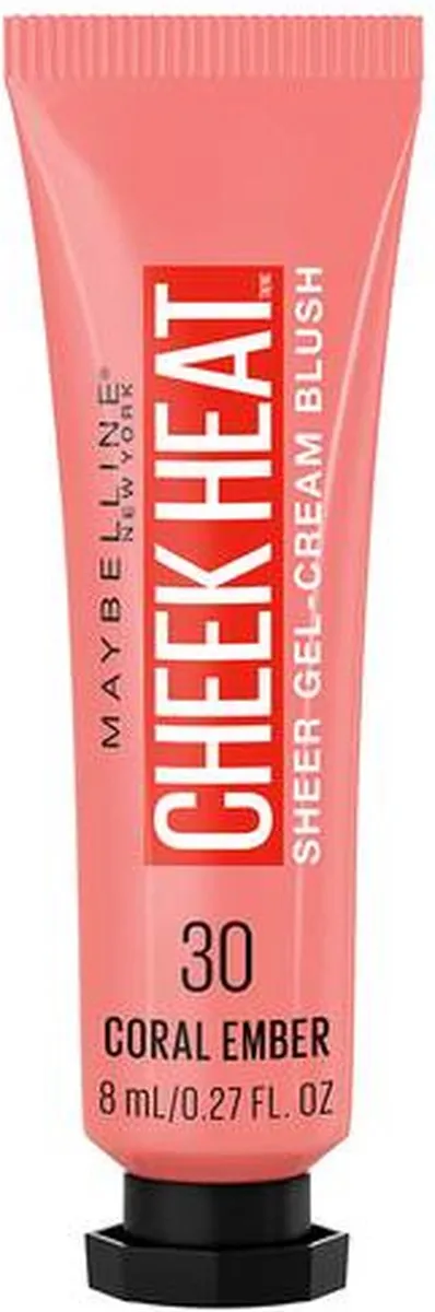 Maybelline Blush Cheek Heat 30 Coral Amber - 10ml - afbeelding 6 van 6