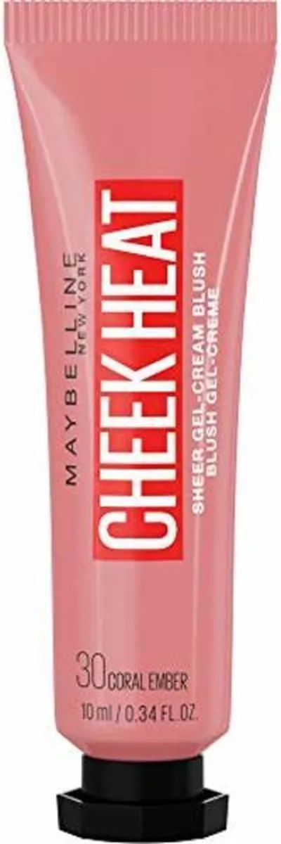 Maybelline Blush Cheek Heat 30 Coral Amber - 10ml