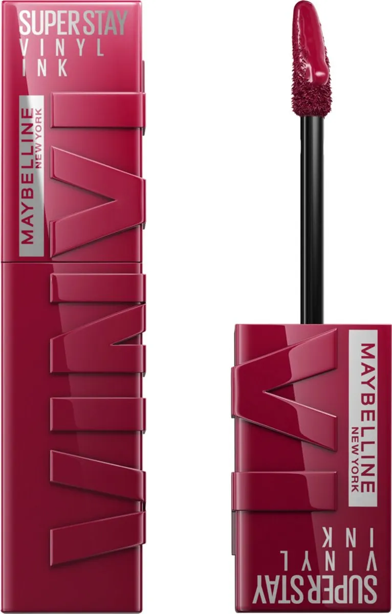 Maybelline SuperStay Vinyl Ink Lipstick 30 Unrivaled - Rood - 3 Stuks - afbeelding 6 van 6